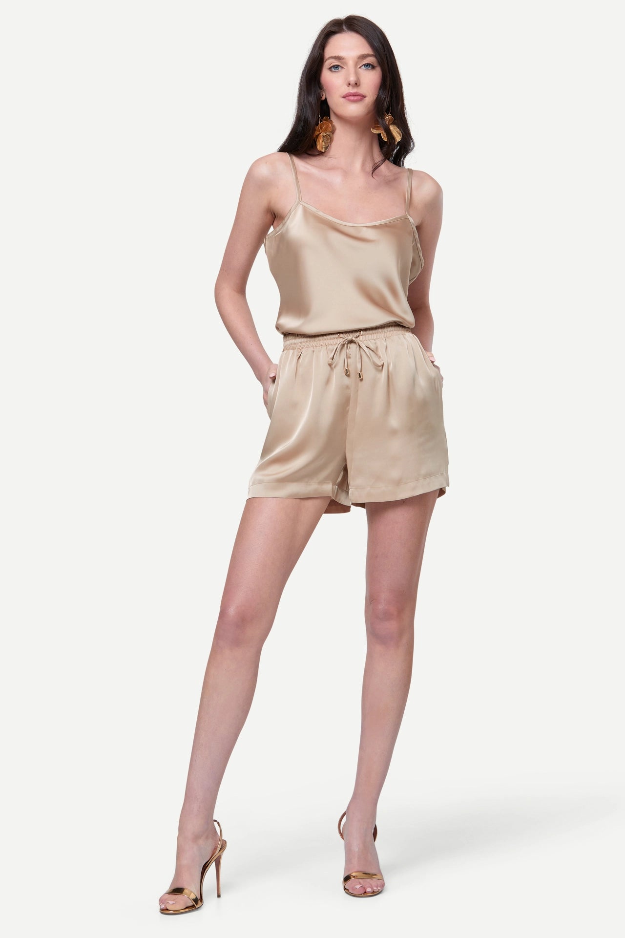 Zafur's Mayfair Shorts in Gold