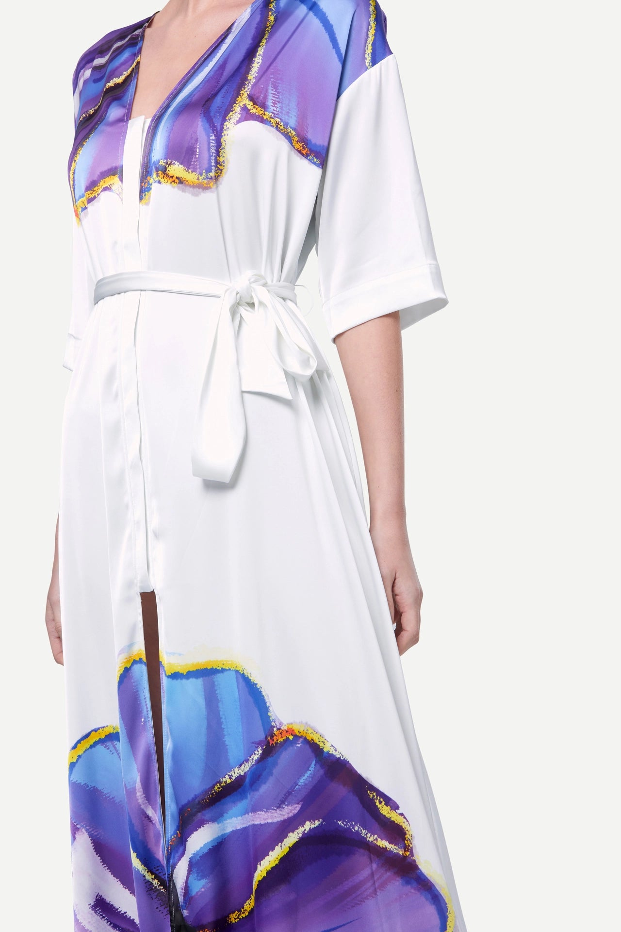 Zafur Santorini Dress in Flower Print