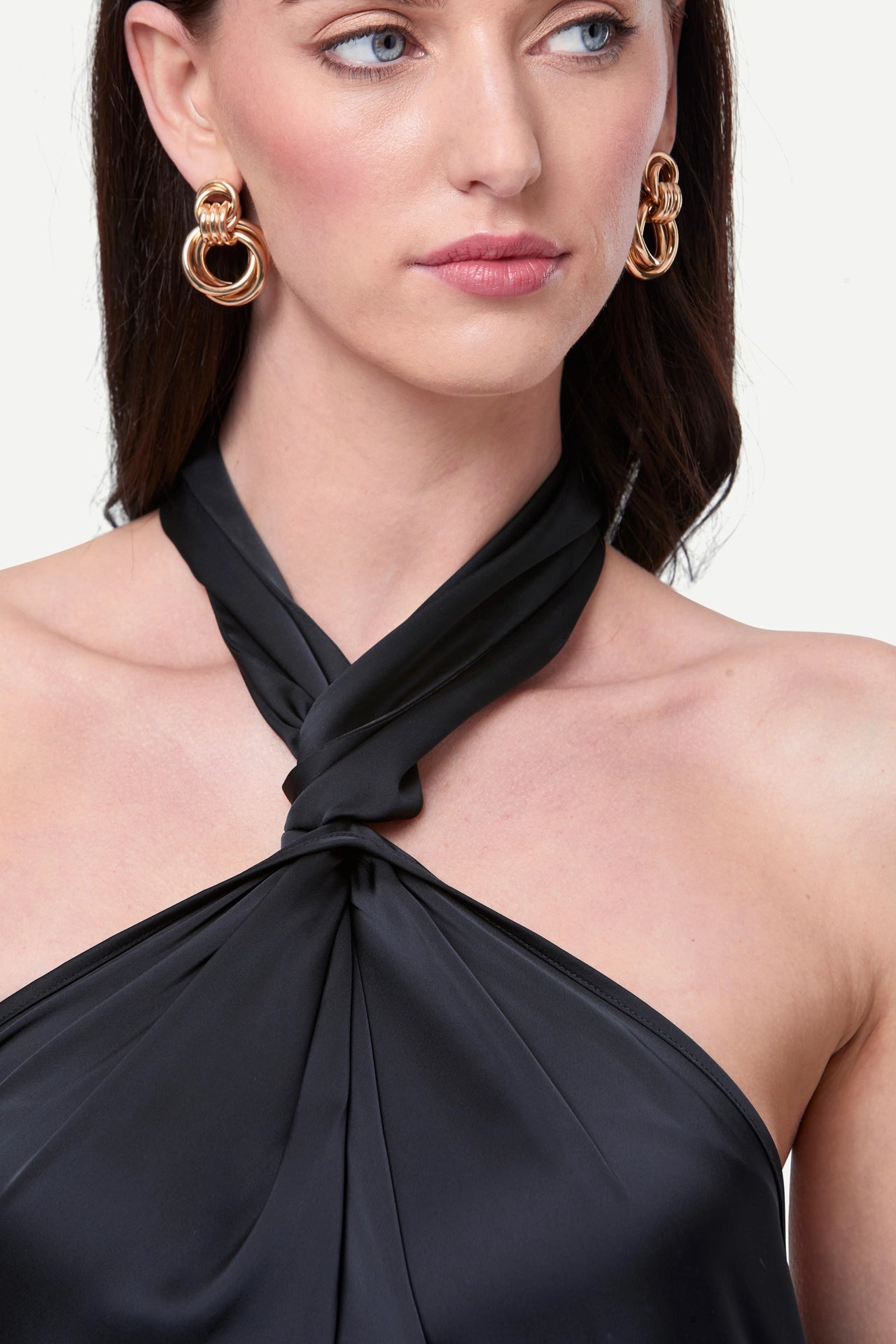 Zafur's Amalfi Beach Dress in Black