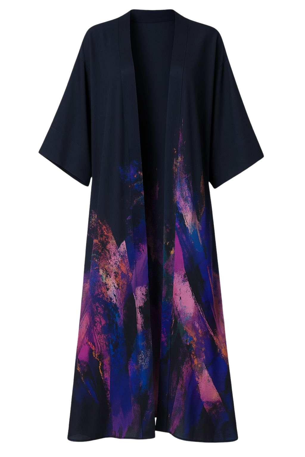 Destiny Kimono in Brushstroke Print
