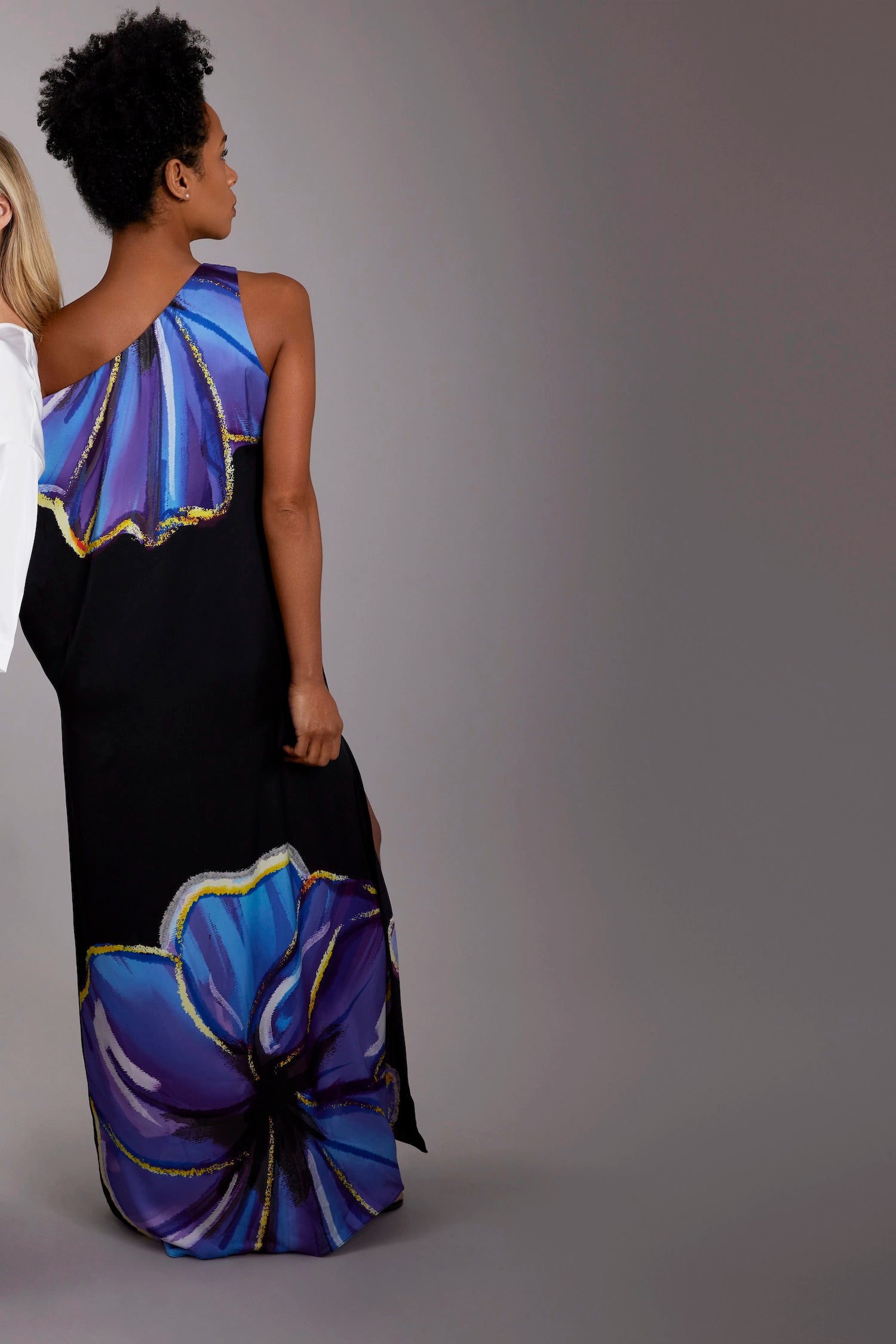 Zafur Shannen Off the Shoulder Dress in Flower Print