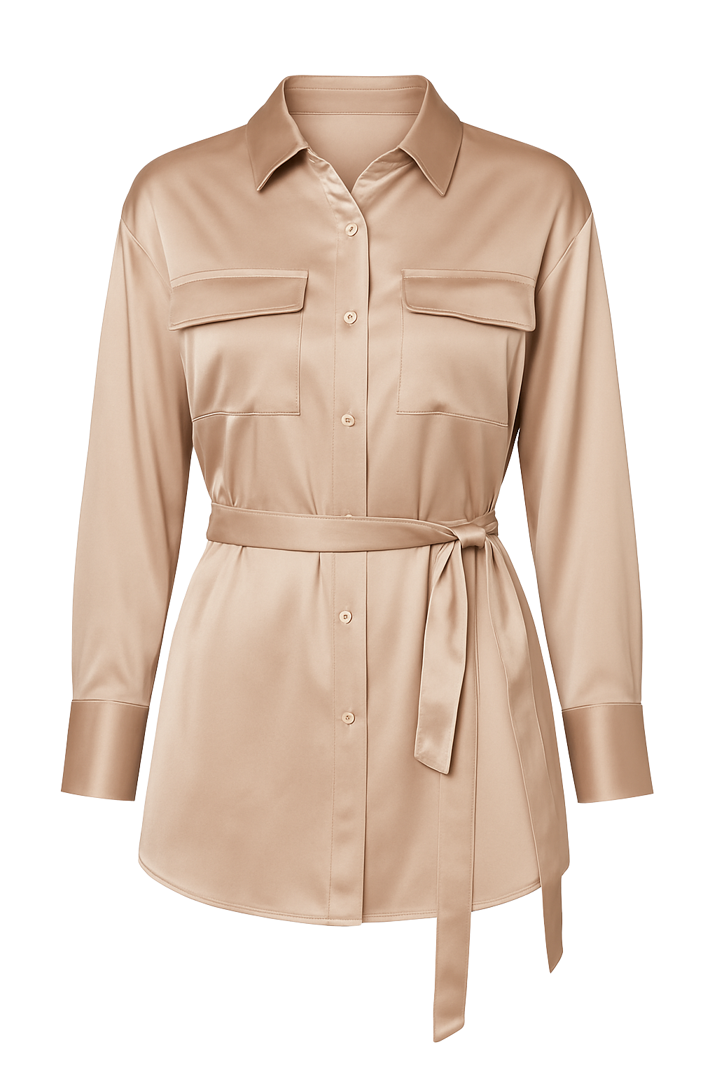 Barron Blouse in Gilded Beige